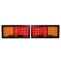 ΣΕΤ ΦΑΝΑΡΙΑ LED ΑΔΙΑΒΡΟΧΑ ΜΕ ΒΙΔΕΣ 12V 2τμχ