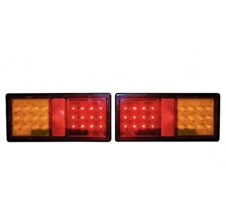 ΣΕΤ ΦΑΝΑΡΙΑ LED ΑΔΙΑΒΡΟΧΑ ΜΕ ΒΙΔΕΣ 12V 2τμχ