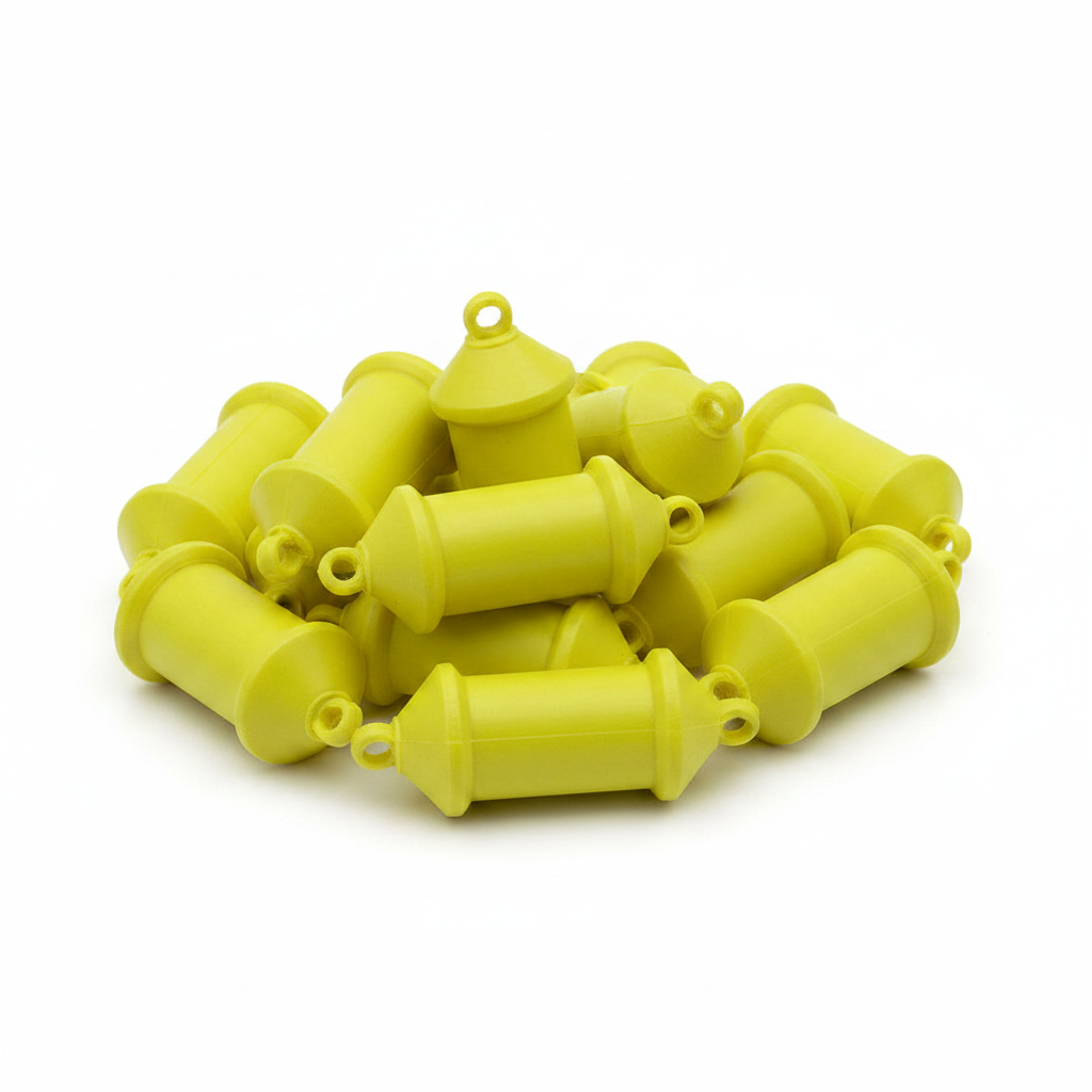 Σημαδούρα Καλαδούρι Μικρό Κίτρινο Φ13cm x 39cm