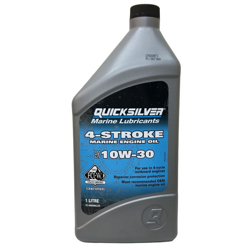 Λάδι για Τετράχρονους Κινητήρες Quicksilver 10W - 30 1Lt