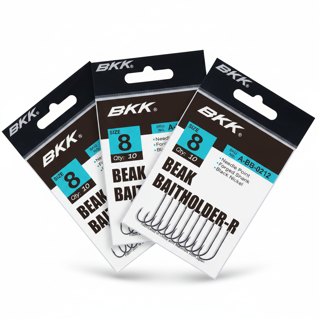 Αγκίστρια BKK Beak Baitholder-R Black Nickel