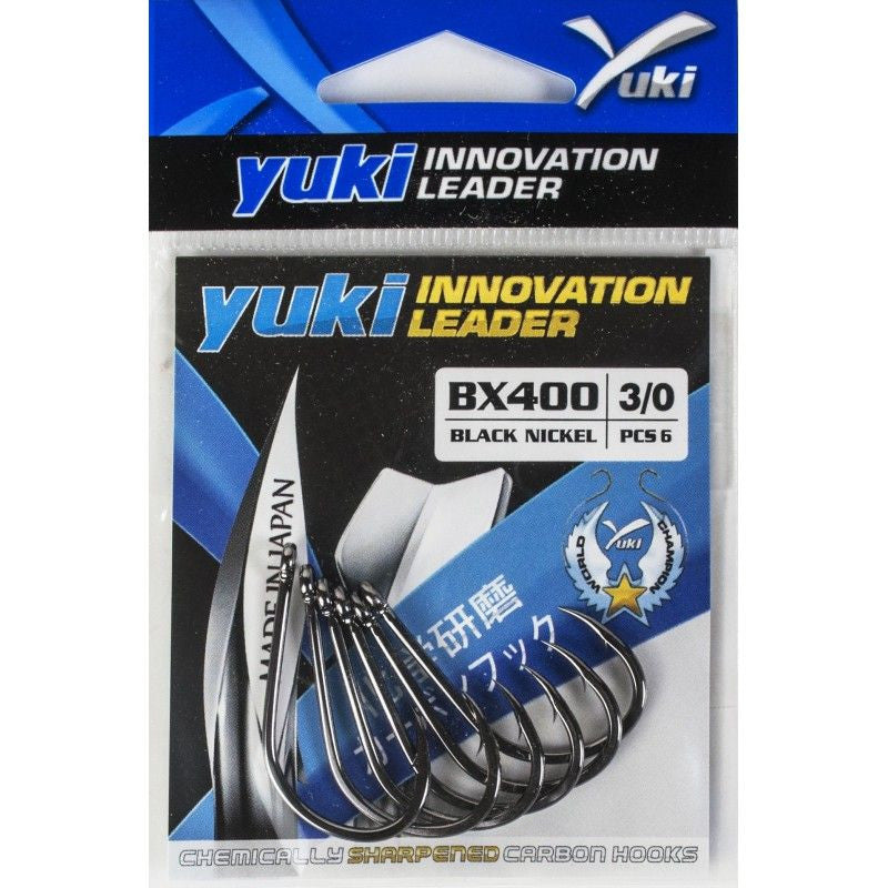 Αγκίστρια Yuki BX40 Black Nickel με Κρίκο