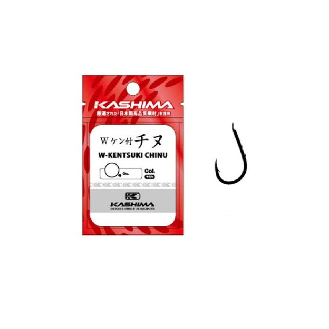 Αγκίστρια Kashima W-Kentuki Chinu Black Nickel με Παλέτα