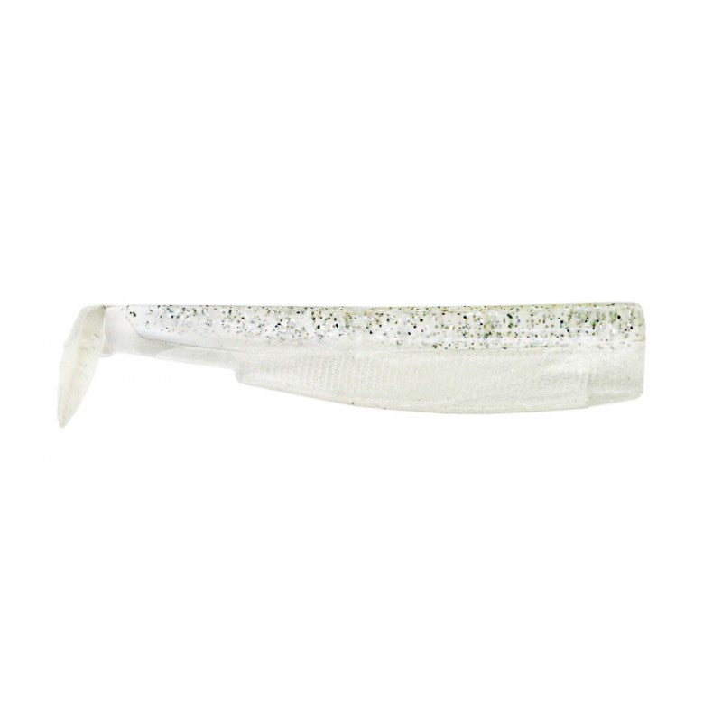 Σώματα σιλικόνης Fiiish Black Minnow No 3 Blanc Paillete