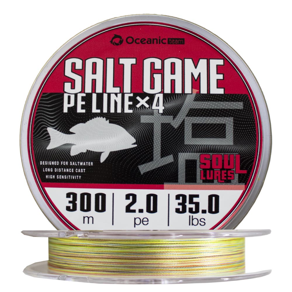 Νήμα Oceanic Team Salt Game Braid x4 PE 1.5-300m