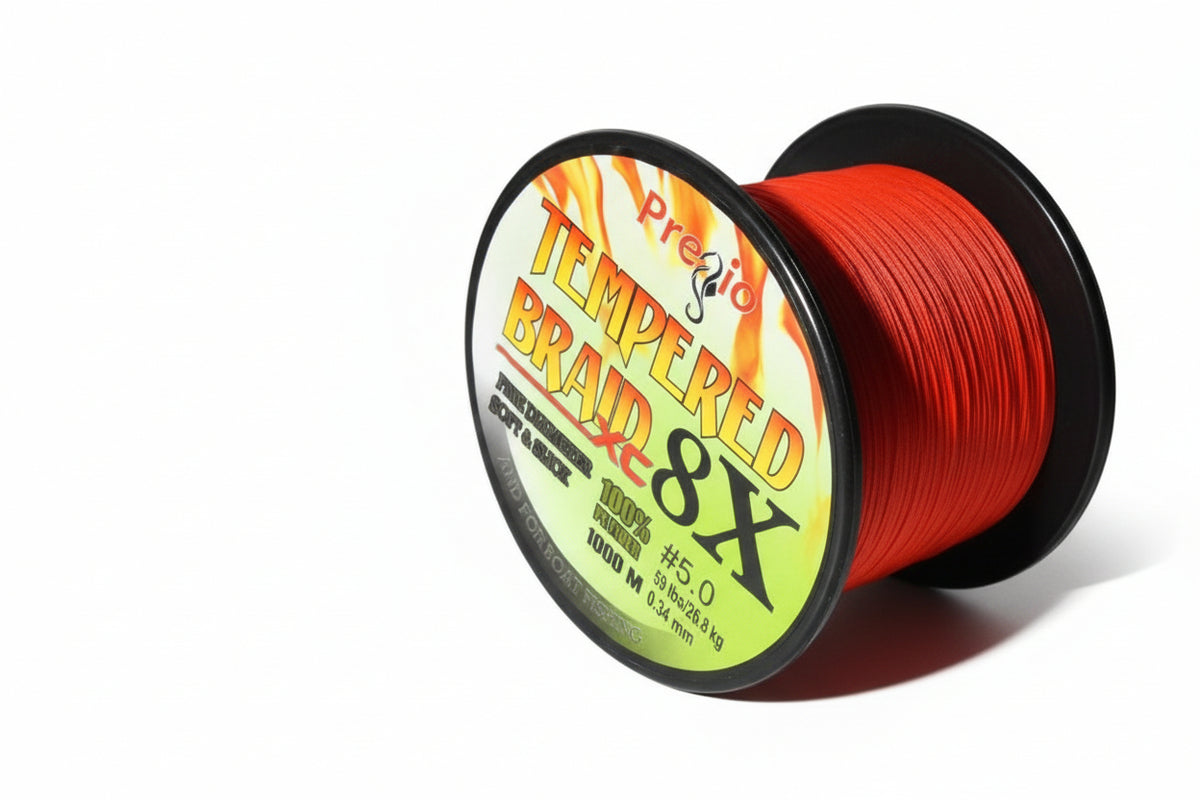 Νήμα Pregio Tempered Braid Κόκκινο x8 1000m