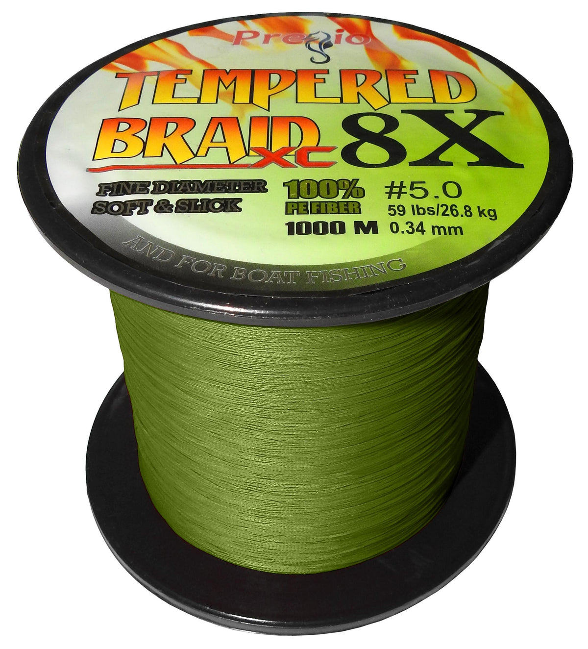 Νήμα Pregio Tempered Braid Λαδί x8 1000m