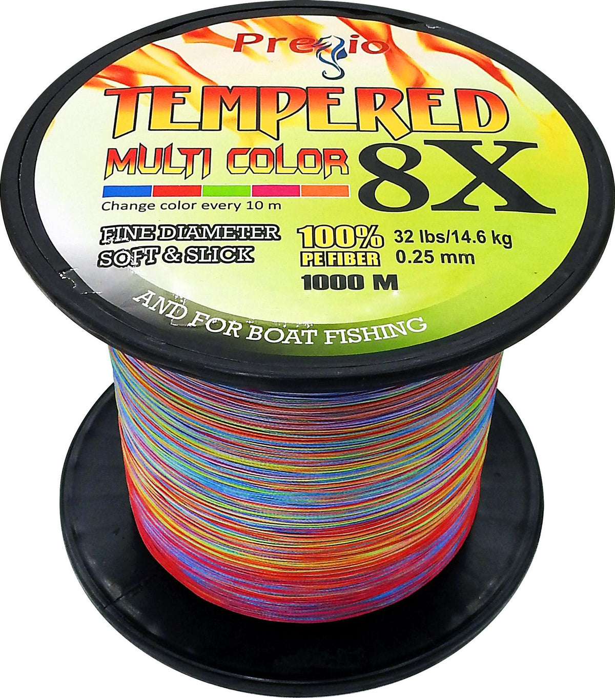Νήμα Pregio Tempered Πολύχρωμο x8 1000m