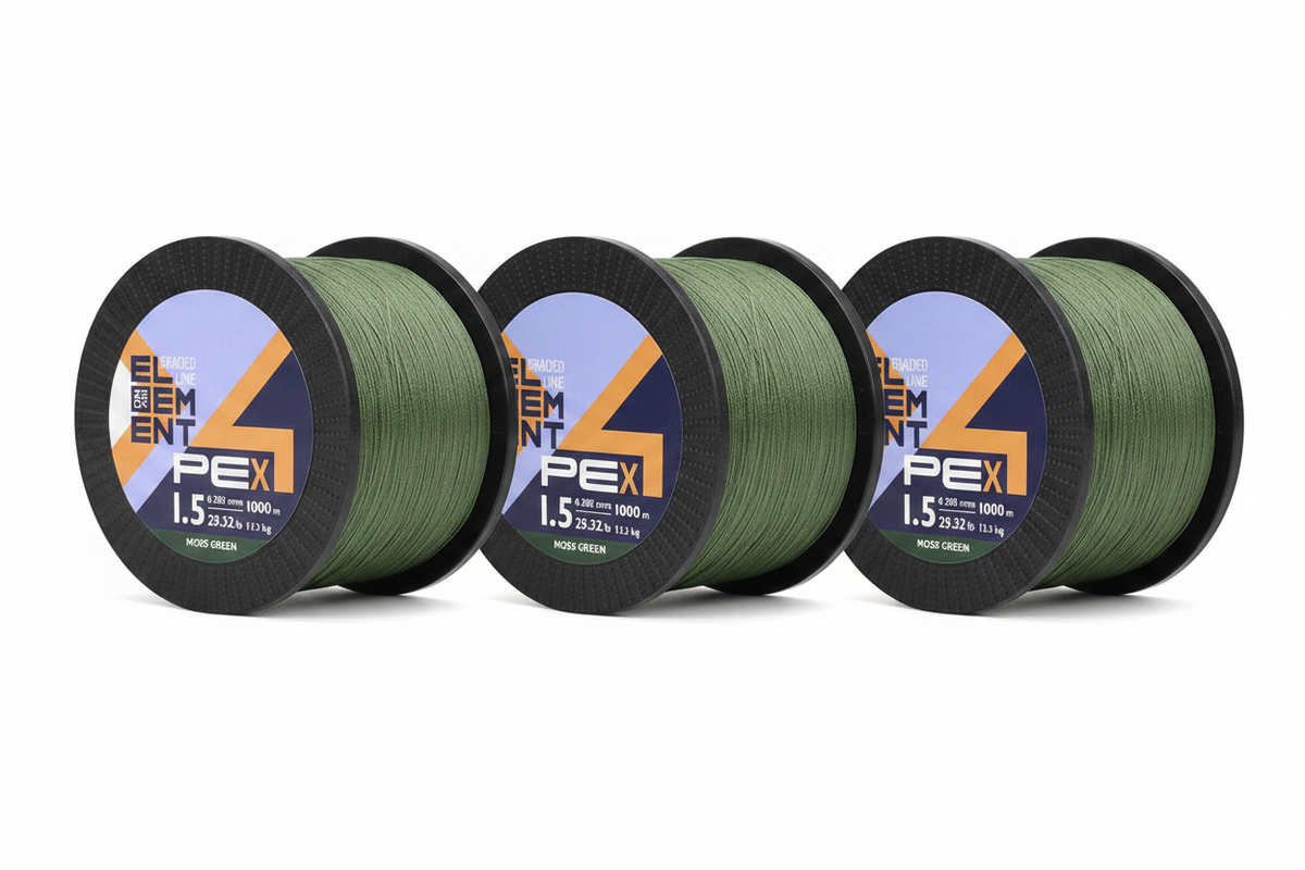 Νήμα Zeox Braided Line Element Πράσινο PE x4 1000m