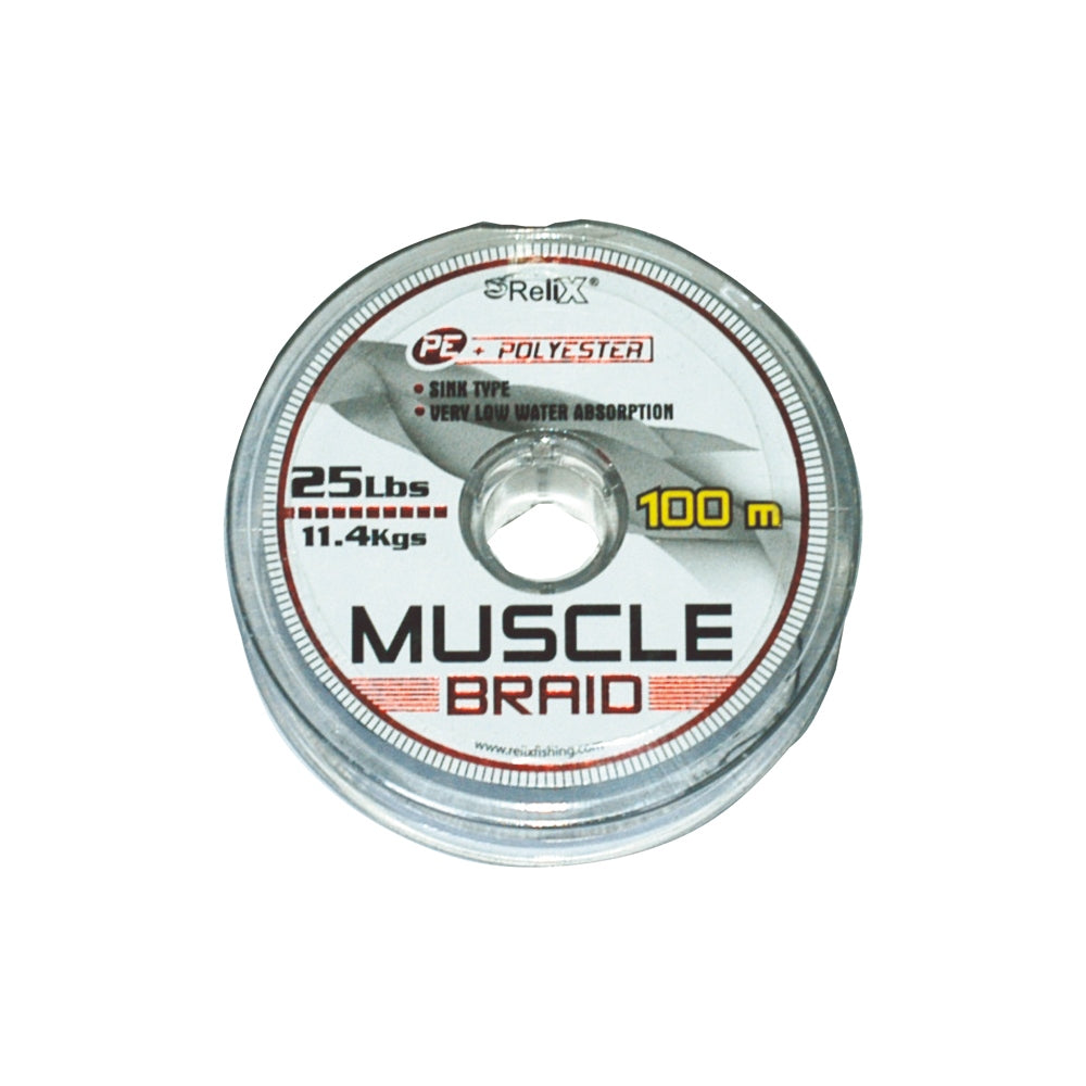 Νήμα Relix Muscle Braid Silver x4 150m