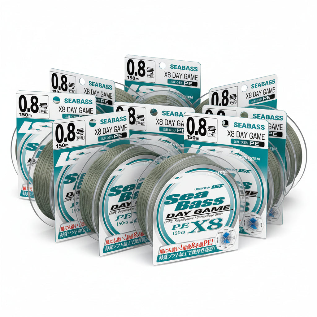 Νήμα Line System Sea Bass Day Game Camouflage Silver x8 150m