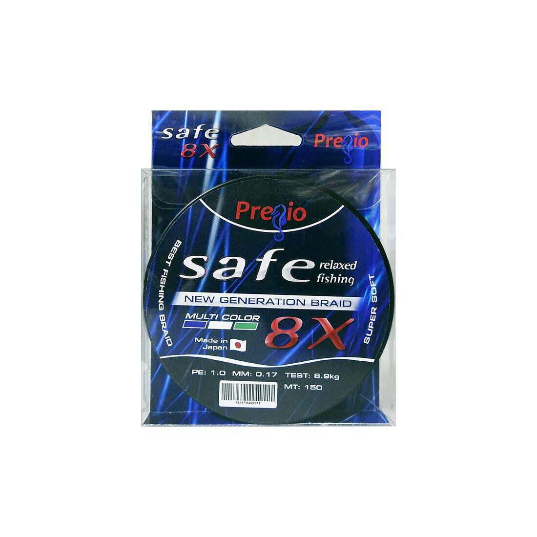 Νήμα Pregio Safe Multi Color Πολύχρωμο x8 150m