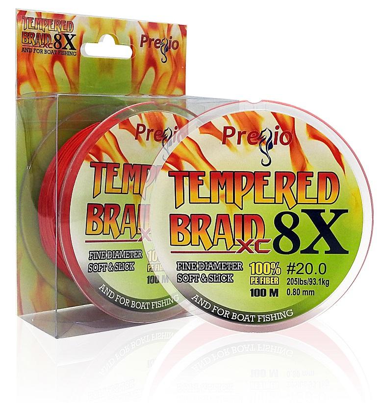 Νήμα Pregio Tempered Braid Κόκκινο x8 100m