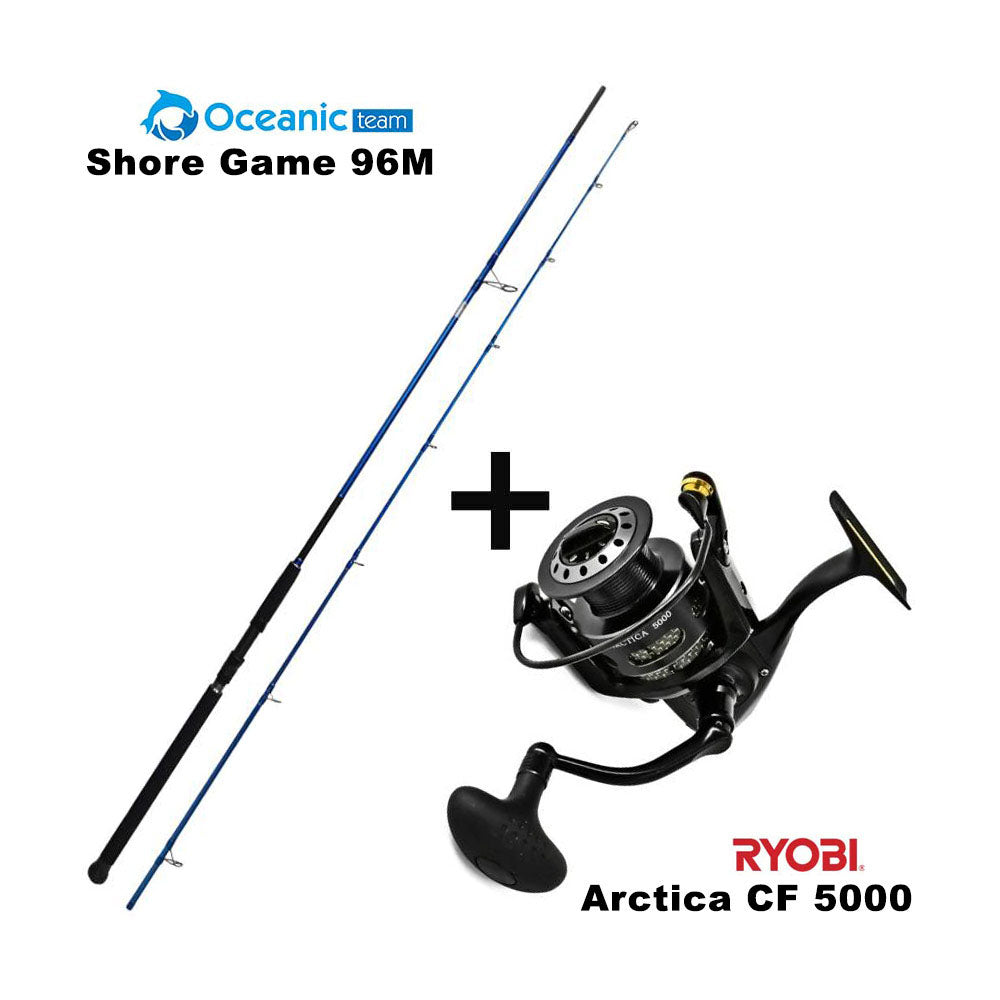 Προσφορά Combo Shore Jigging Oceanic Team Shore Game 96M + Ryobi Arctica 5000cf