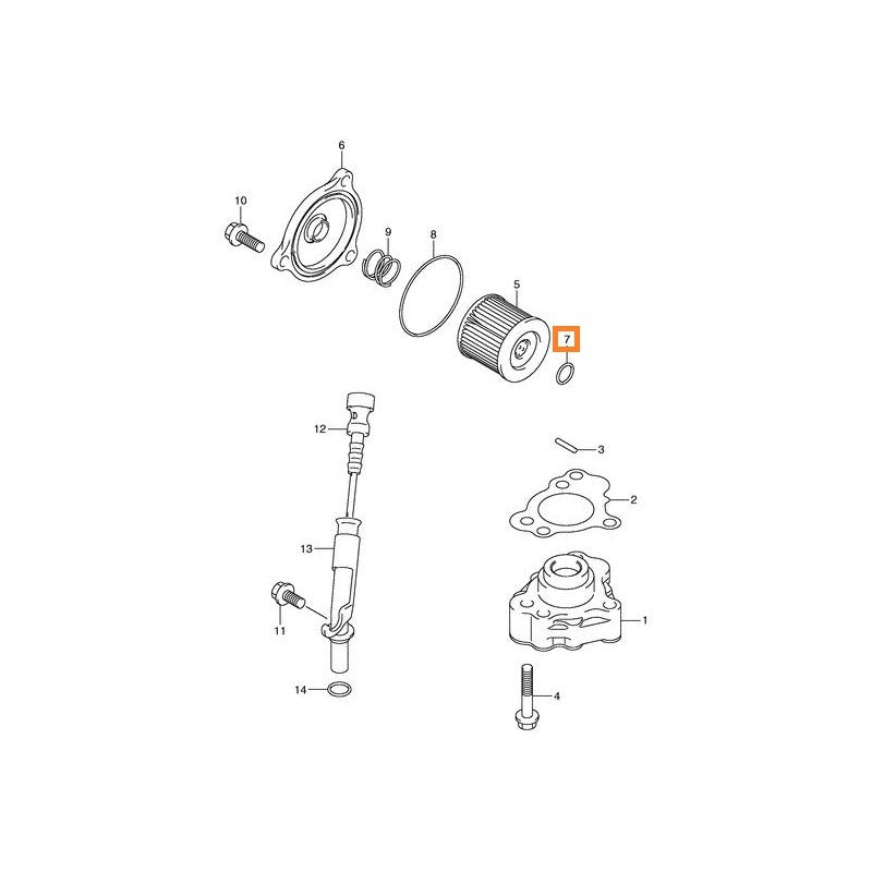 Γνήσιο O-Ring Φίλτρου Λαδιού 09280-13004