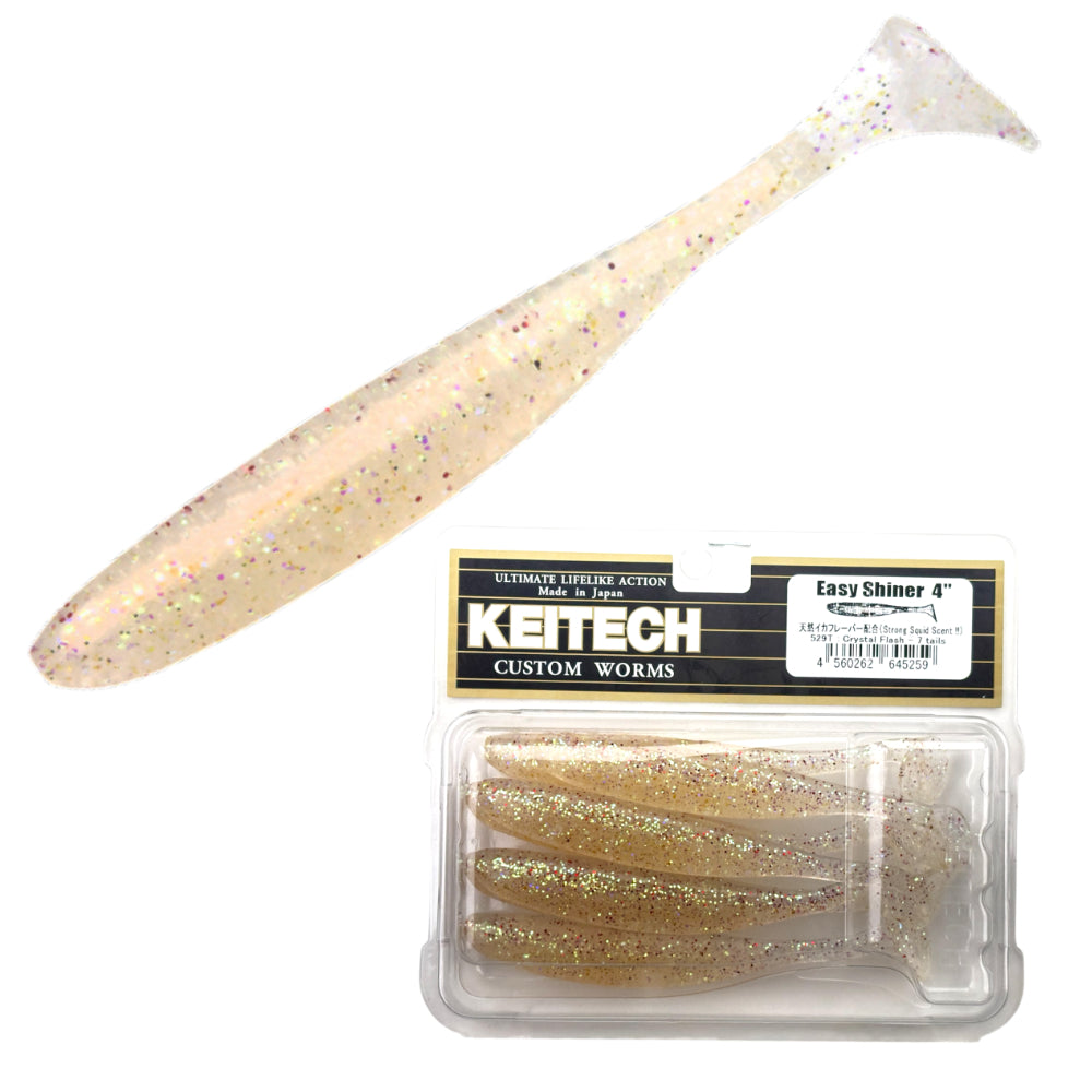 Σιλικόνες Keitech Easy Shiner 10.1cm Crystal Flash