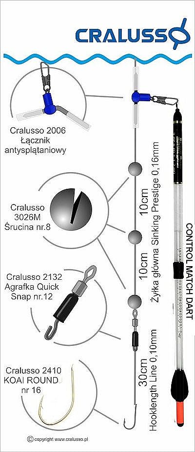 Φελλός για Εγγλέζικο Cralusso 1024 Control Match Dart