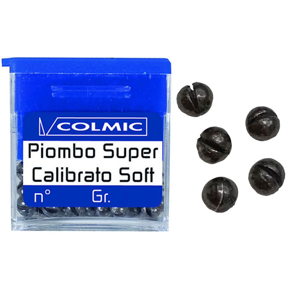 Βαρίδια Φακές Σχιστά Colmic Piombo Super Calibrato Soft