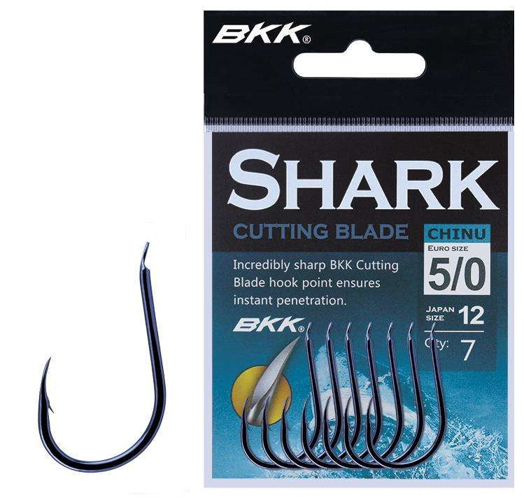 Αγκίστρια BKK Shark Chinu Black Nickel με Παλέτα