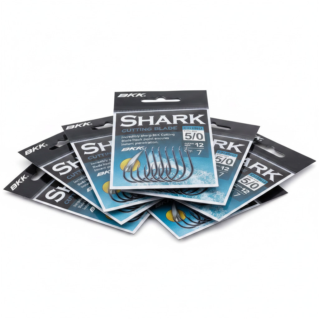 Αγκίστρια BKK Shark Chinu Black Nickel με Παλέτα