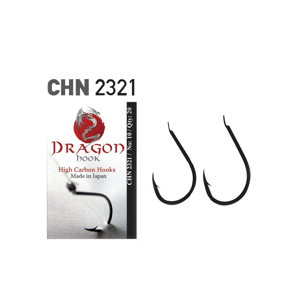 Αγκίστρια Dragon CHN 2321 Black Nickel με Παλέτα