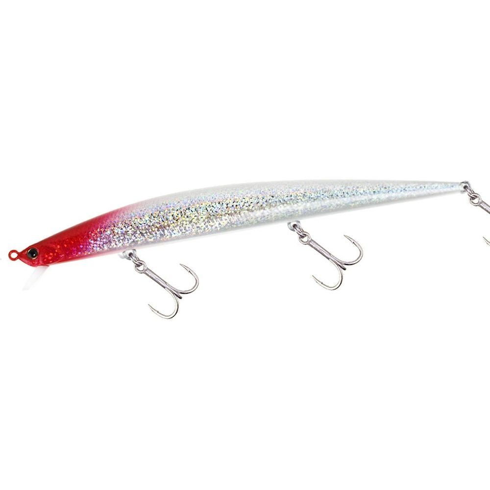 Τεχνητό DUO Tide Minnow Slim Flyer Astro Red Head 140 / 14cm - 21gr