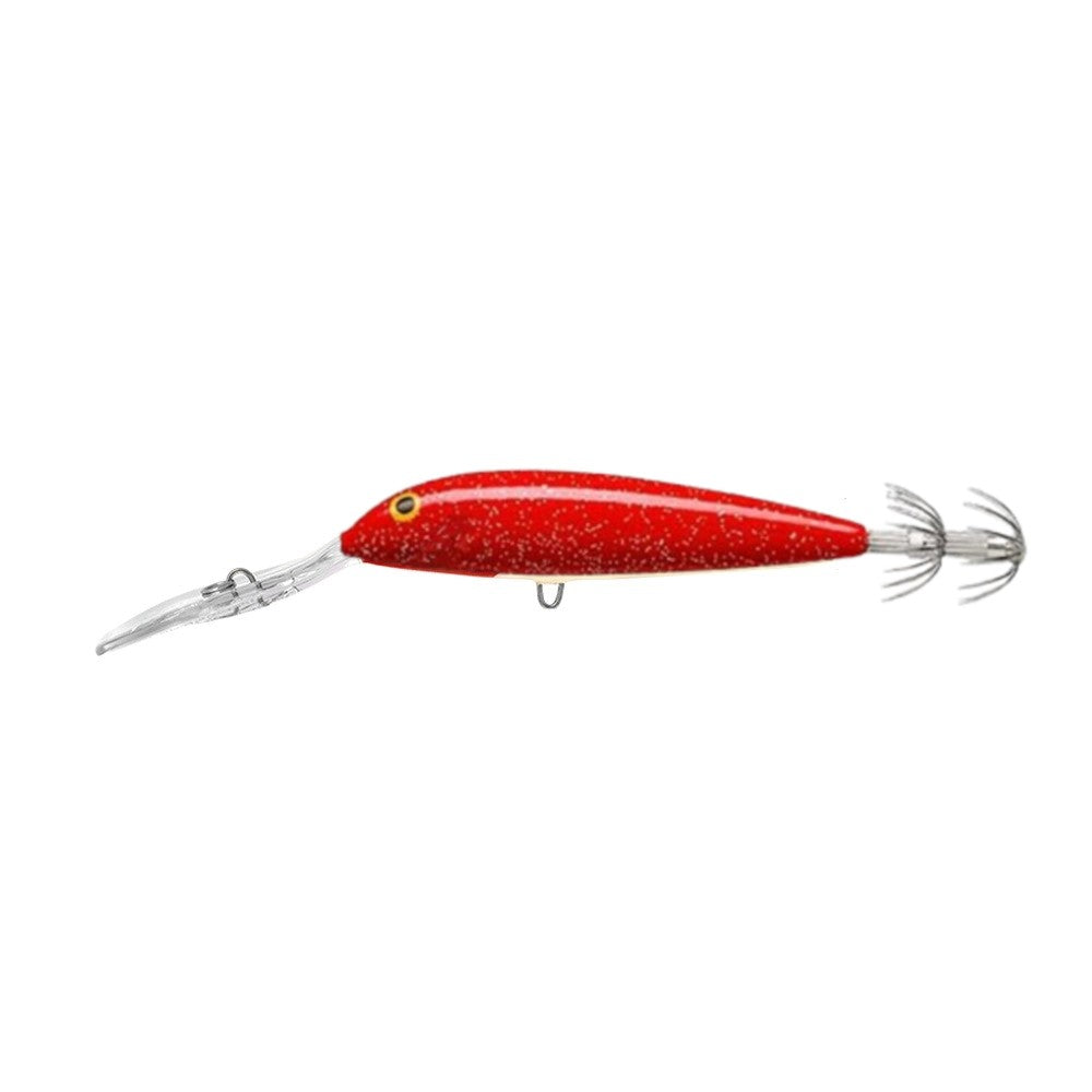 Καλαμαριέρες Συρτής Rapala Deep Squid Lure FRHF / Red Hologram Flake